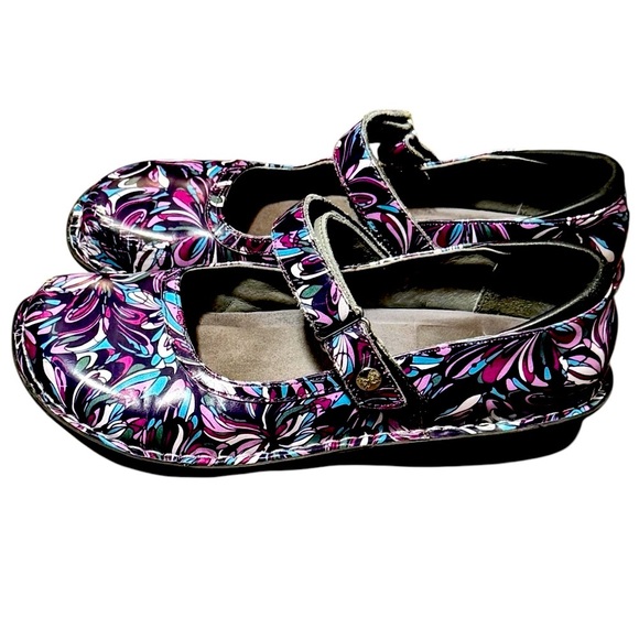 Alegria Women’s Size 40 Floral Multi Splash Mary Jane Comfort Shoes - Picture 11 of 11